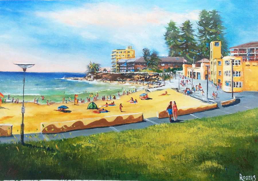 Cronulla Beach looking southwards - Click Image to Close