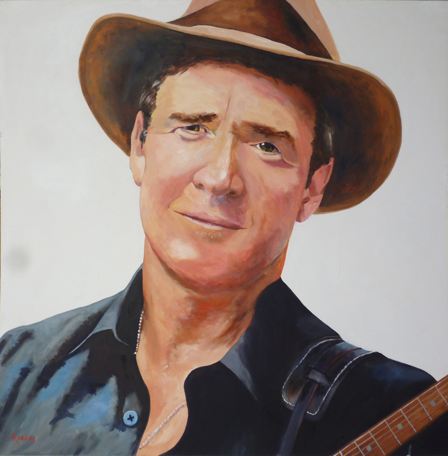 Portrait of acclaimed Country Music singer Luke O'Shea