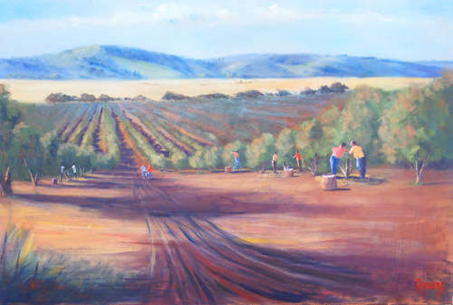 The Olive Pickers 2 - Click Image to Close